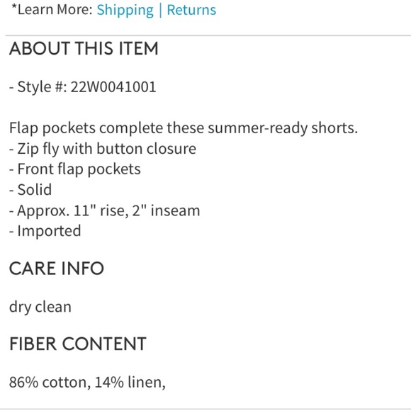 NWT Baldwin Sawyer Shorts - Picture 4 of 4